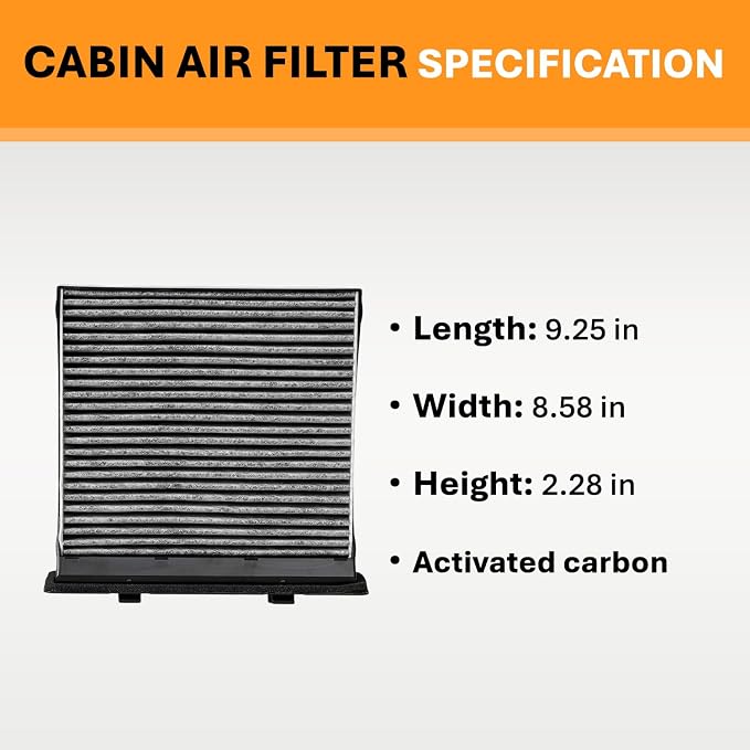 Engine Air Filter&Cabin Air Filter Combo Fits Subaru Forester 2009-2018,Crosstrek/XV Crosstrek 2013-2017,Impreza 2008-2016,WRX 2012-2021,WRX STI 2013-2018-CF10930&CA9997