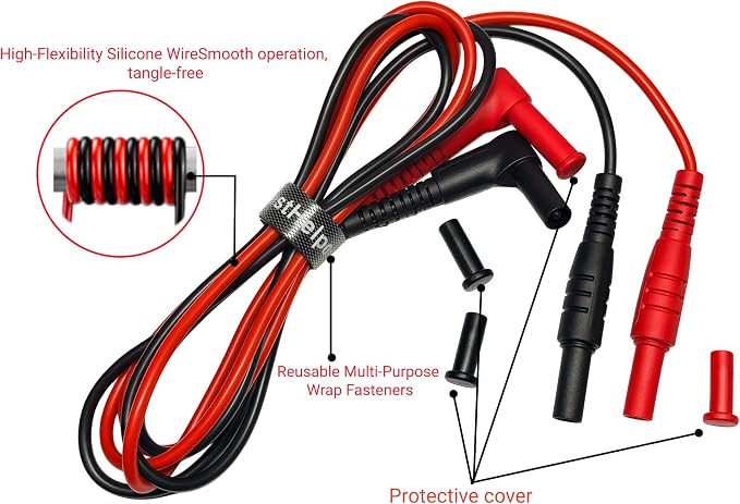 Test Lead Set,4mm Banana Plug (TH-10-KIT)