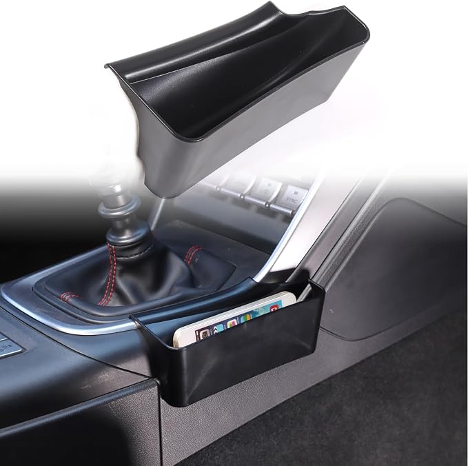 CHEAYAR Central Control Side Storage Box Compatible With Subaru BRZ 2022 2023 2024, Toyota 86 2022 2023 2024, Gear Shift Organizer Tray Interior Accessories (Right Side)