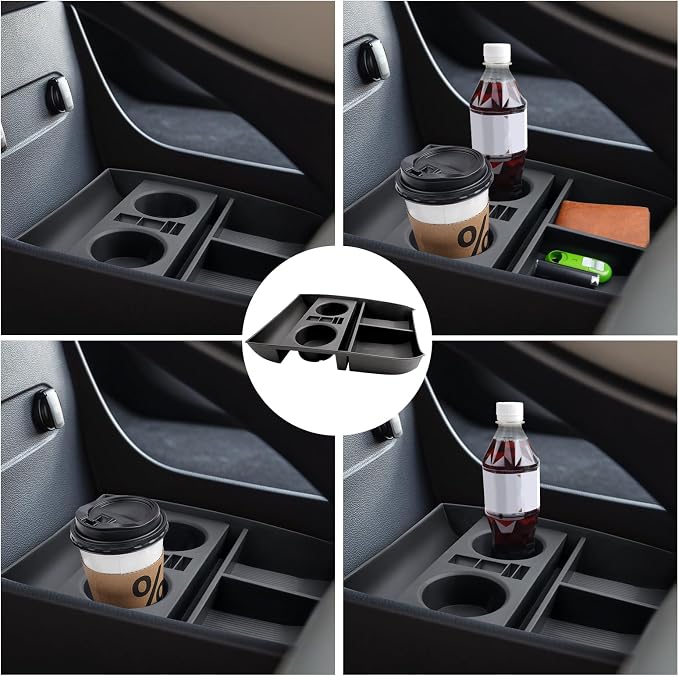 2025 Palisade Lower Console Organizer for 2020 2021 2022 2023 2024 2025 Hyundai Palisade SE/SEL/XRT/Limited/Calligraphy Under Armrest Organizer Insert Tray w/Cup Holder 2025 Palisade Accessories
