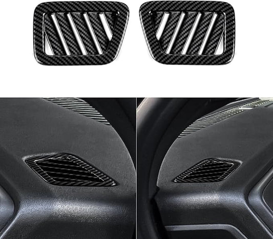 Car ABS Carbon Fiber Sticker Side Air Vent Outlet Cover Interior Trim Decal for Chevrolet Colorado/GMC Canyon 2023 2024 2025 2026 Accessories