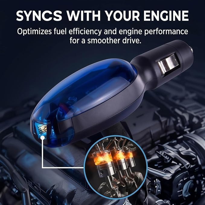 OJJ 2026 New Fuel Sync Car Accessory, Compact Vehicle Plug-in Accessory, Plug and Play Design for Cars and Trucks (3 Pcs)