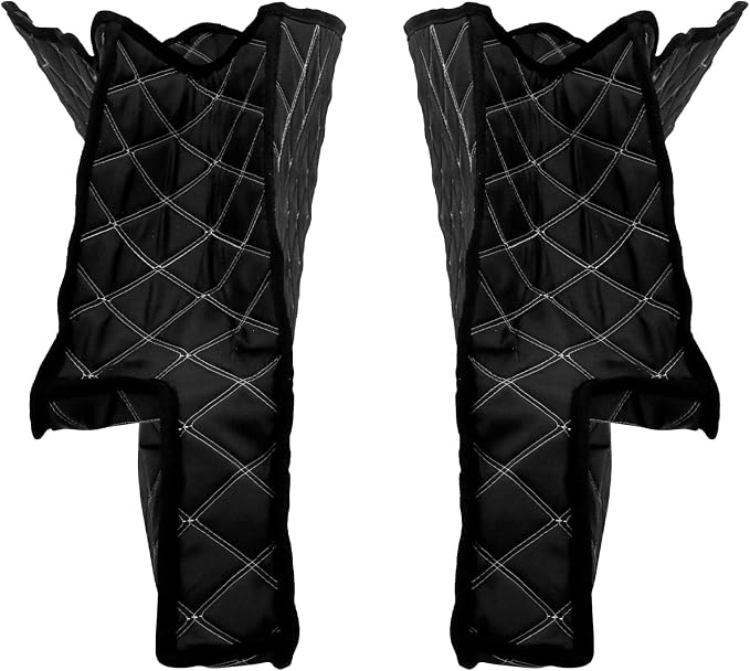 Saddlebag Liners Fit for Harley Touring 2014-2023 | 5-Inch Stretched Bag Inserts, White Stitching, Fits Road King, Road Glide, Street Glide & Electra Glide Stretched Saddlebags