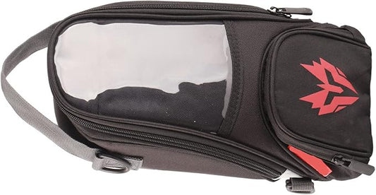 Tank Bag, Magnetic Tank Bag Oxford Fabric High Strength Fuel 4.5L Large Capacity Navigation Package Magnetic Atv for (Red)