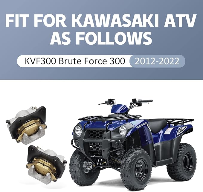 M MATI Front Brake Caliper for Kawasaki Brute Force 300 KVF300 2012-2022 43041-Y003 43041-Y002