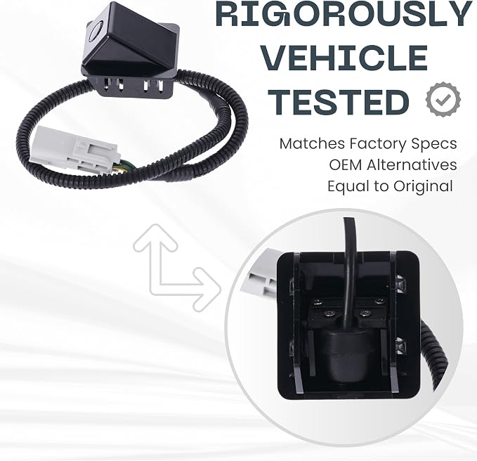 Backup Camera Replaces for 2013-2017 GM Traverse OE Part # 22900993, 23135306