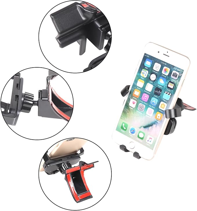 HAPPYHORSE Car Phone Mount Compatible with Toyot@ 86/Subaru BRZ 2022-2024 Car Central Control Right Side Mobile Phone Bracket Phone Holder Phone Mount with Self-Adhesive Base Accessories (Type B)