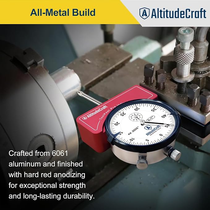 Lathe Tool Post Indicator and Low Profile Adapters Bundle