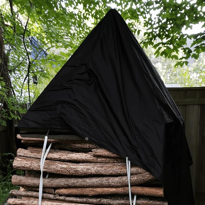 12x24FT Tarps Heavy Duty Waterproof,16 Mil Large Heavy Duty Tarps with Grommets Reinforced Edges,UV Resistant,Tear&Fade Resistant, Big Covers for Camping Patio Roof Boat Outdoors, Black
