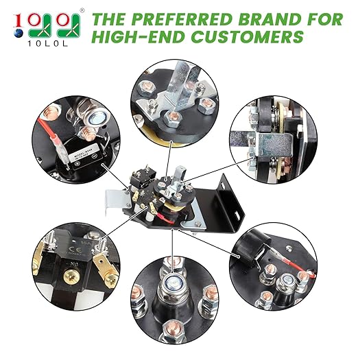 10L0L Golf Cart 36 Volt Forward Reverse Switch Assembly fit 2 Cycle EZGO Electric & Gas 1986.5-1993, Replace OEM# 25396G1, 22635G1,16561G2