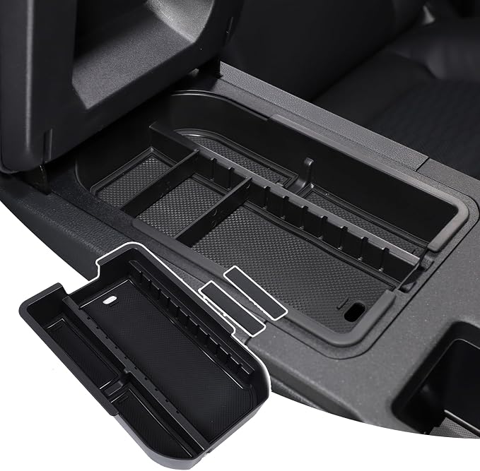 Sunglasses Holders and Center Console Storage Box Compatible with Toyota Land Cruiser Prado 250 J250 LC250 2024 2025,Center Armrest Organizer &Glasses Holder Sunglasses Case Storage Box Replace