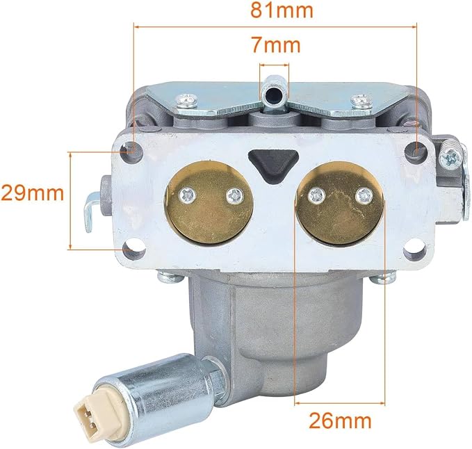 Hipa 791230 Carburetor for Brigg and Straton 799230 699709 499804 20-25 HP V-Twin Engine for John D MIA10632 L118 L120 La130 La135 Replace 405777 406777 407777 with Air Filter