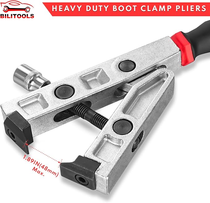Heavy Duty CV Boot Clamp Pliers & 5 Piece Tie Rod Adjuster Tool Set
