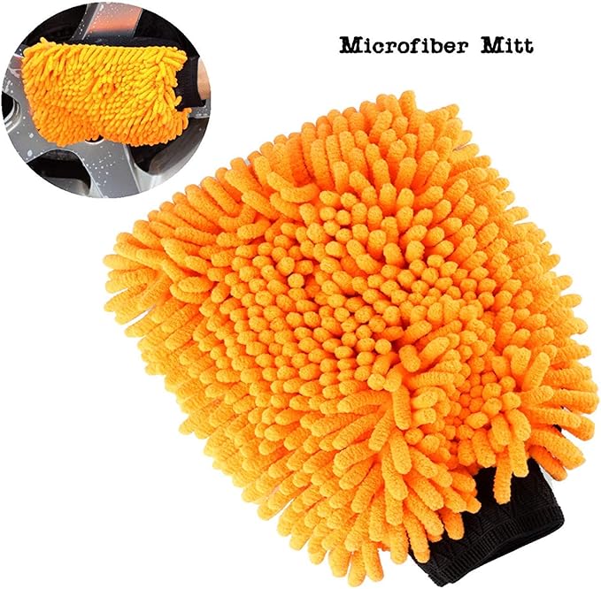 SCRUBIT 2 Pack Car Wash Mitt – Scratch-Free Car Sponges for Washing, Dual Sided Wash Mitts for Car Washing - Premium Car Washing Sponge for Cars, Trucks, and Boats