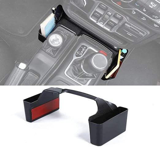 Air Conditioner Switch Knob & Center Console Gear Shift Storage Box for 2018-2025+ Jeep Wrangler JL JLU Gladiator JT 4xe
