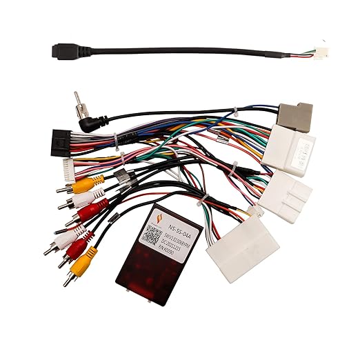 16-Pin Car Radio Wiring Harness Canbus Box for Nissan Qashqai Rogue X-Trail 2014-2022, Retain Factory Rear Camera 360 Camera Steering Wheel Control Bose AMP, Plug & Play for Android Storeo