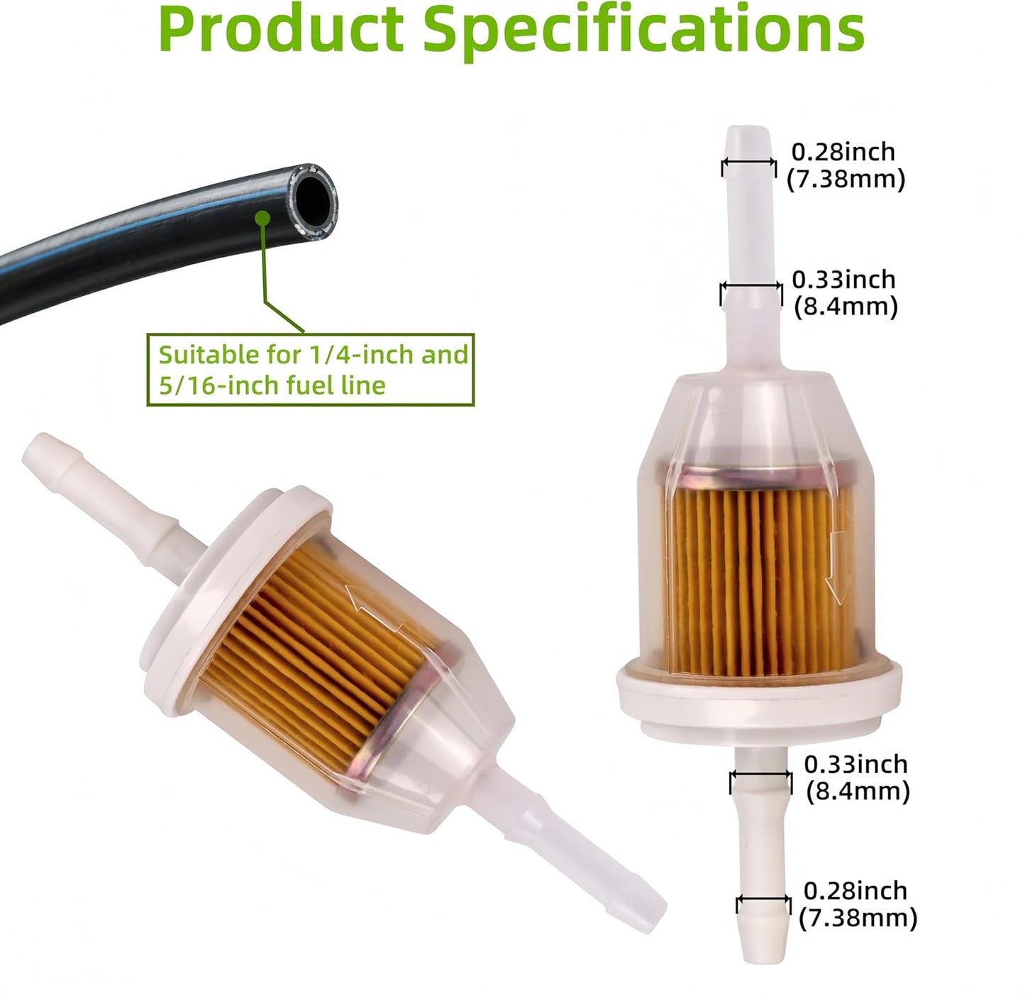 Club Car DS Tune Up Kit (1992-Up) - Includes Air Filter 1015426, Oil Filter & 2 Fuel Filters | Compatible with FE290 4-Cycle Engines | Golf Cart Maintenance Kit | OEM Replacement Parts