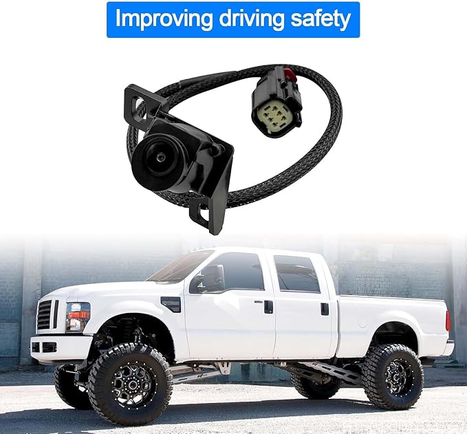 Backup Camera 9C3Z-19G490-E Fit for Ford 2008-2012 F-250 F-350 F-450 F-550 Super Duty Replaces 9C3T19G490BD