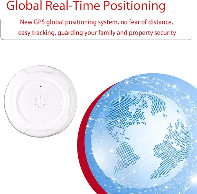 GPS Tracker for Vehicles,Car GPS Tracker Portable Real Time Magnetic GPS Tracking Device,Full Global Coverage Location Tracker for Kids,Dogs,Trucks/Person,No Subscription Required/No Monthly Fee