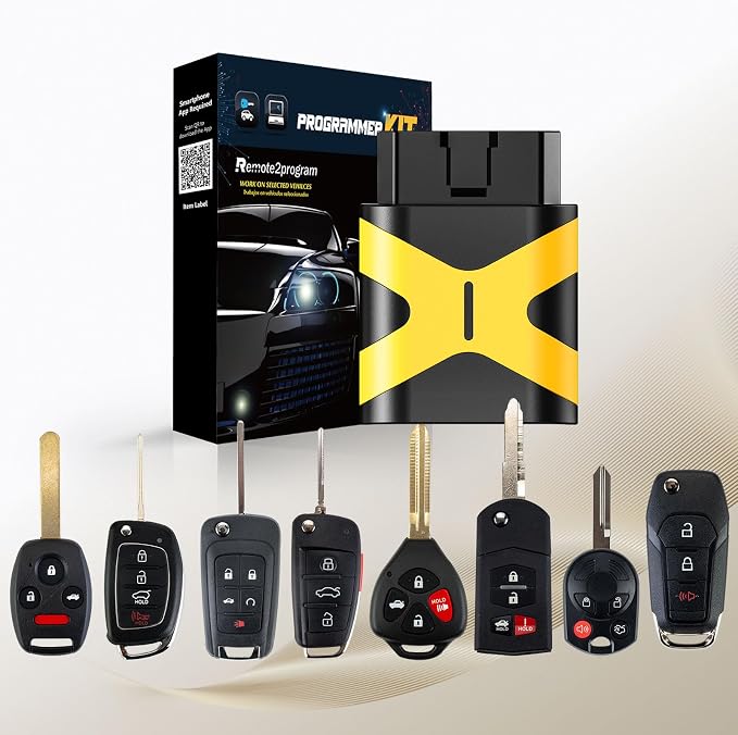 Universal DIY Programming Car Blade Key Tool for a Large Number of Car Model to do Self Program/Bluetooth Connect/Safe and Simple