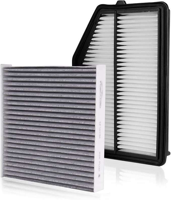 Cabin & Engine Air Filter Fit for Honda CR-V CRV 2.4L 2015-2016 Activated Carbon Cabin Filter Replacement CF10134 17220-5LA-A00 Car Accessories