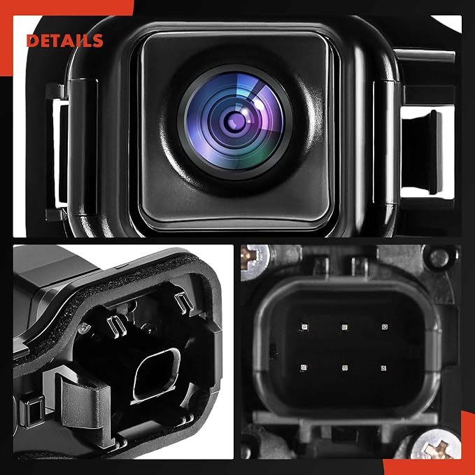 A-Premium Rear View Backup Camera Compatible with Toyota | Parking Camera for 2017 2018 2019 Highlander - Replace# 867900E060