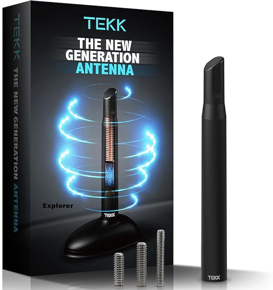 Tekk Short Antenna Compatible with 2008 Explorer/Designed for Optimized FM/AM Reception / 4.8 Inches