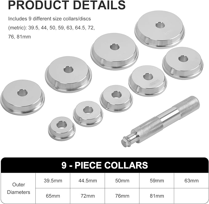 Auto Bearing Race Seal Driver Installer Set Remover Automotive Tools