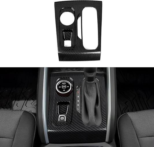 Car Gear Shift Control Panel Sticker ABS Carbon Fiber Decal Interior Trim Cover for Chevrolet Colorado/GMC Canyon 2023 2024 2025 2026 Accessories
