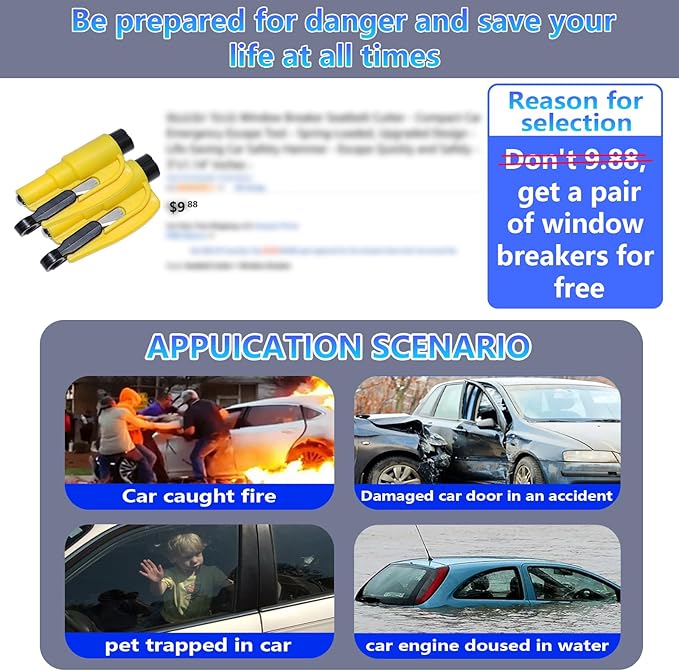 【Compatible with Kia K4 K5】 Seat Gap Filler,No Drop Seat Guard Compatible with Kia K4 K5,Drop Seat Guards for Cars(2Pcs),Emergency Keychain Car Escape Tool(2Pcs)