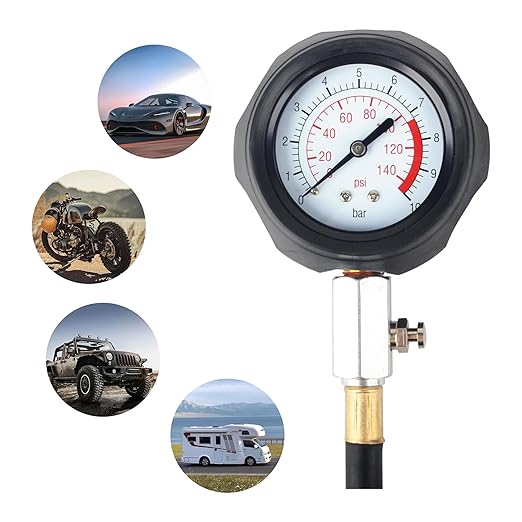 DAYUAN Engine Cylinder Oil Pressure Diagnostic Tester Tool Set Bundle with 5pcs Professional Front End Service Tool Kit