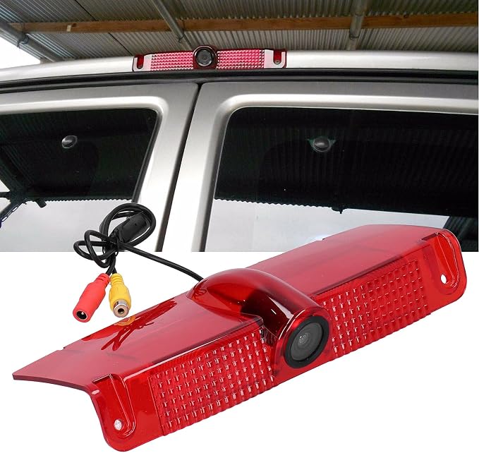 Rear View Camera, 3rd Brake Light Position Camera Backup Camera for Express Van 2003-2017