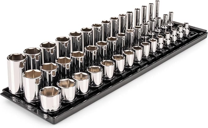 TEKTON 3/8 Inch Drive 6-Point Socket Set, 45-Piece | SHD91125