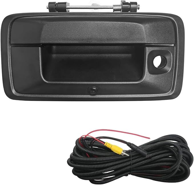Tailgate Handle Backup Camera Rear View Camera for Silverado Sierra 1500 2014-2018 for Sierra 2500HD 3500HD Canyon 2015-2018 RCA Input Reverse Camera, IP69K Waterproof for Trucks