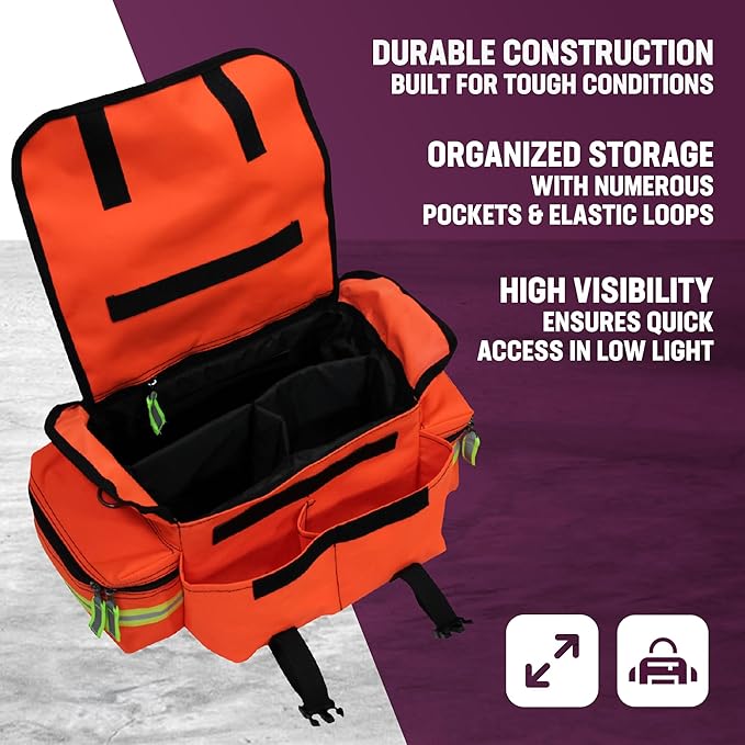 Kemp USA First Responder Trauma Bag-Orange