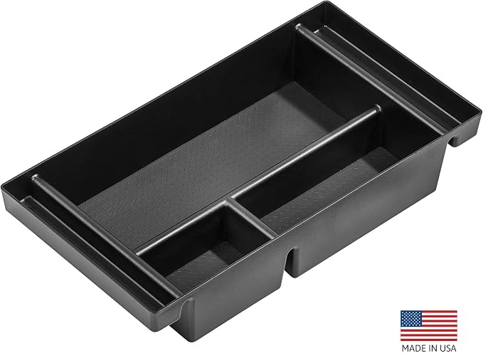 Vehicle OCD - Center Console Divider and Tray Organizer for Chevy Silverado 1500 / GMC Sierra 1500 (2019-2021) and 2500/3500 HD (2020-2023) (Full Console w/Bucket Seats ONLY) - Made in USA