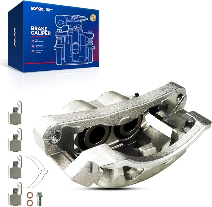 KAX Disc Brake Caliper Assembly Fit for F250 Super Duty/F350 Super Duty 1999-2004, Excursion 2000-2005, Front Left Driver Side