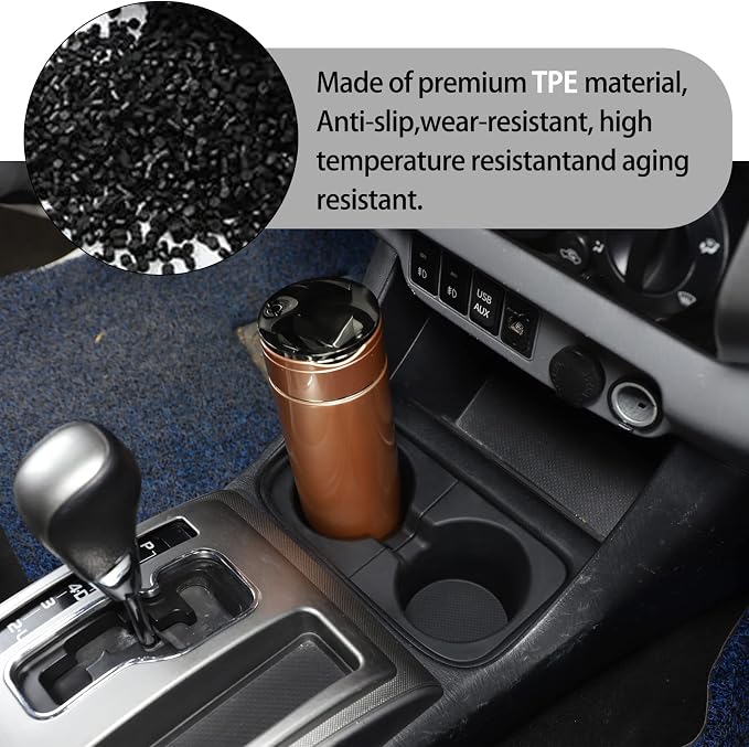 Car Central Control Tray Storage Box organizer Compatible with Toyota Tacoma 2006-2015 Center Console Gear Shift Side/Water cup holder Organizer， Storage Box Tray (Central control cup holder)