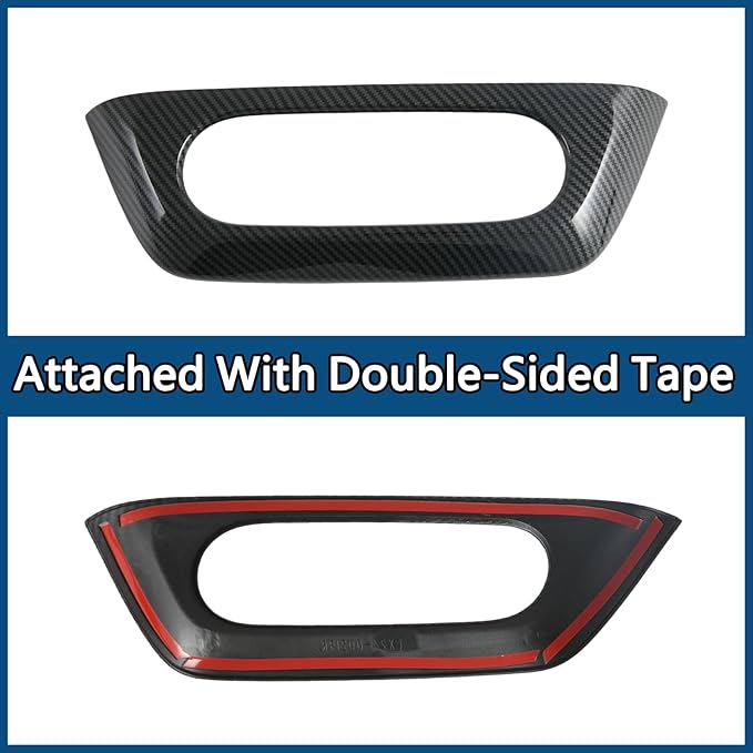 1 Pcs Center Air Conditioning A/C Switch Button Panel Frame Cover Trim for Chevrolet Trailblazer 2024-2026 Central Control Decoration Accessories (ABS Imitation Carbon Fiber Pattern)
