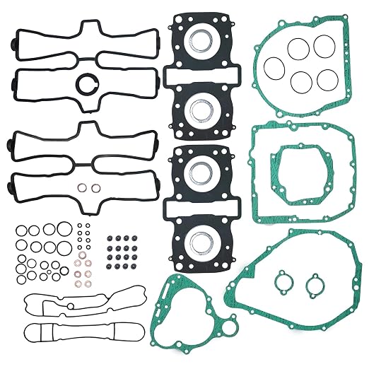 Motorcycle Engine Cylinder Head Gasket Set Fit for Yamaha V-Max Vmax Xvz12 V-Max 1200 XVZ1200 XVZ12 XVZ1300 XVZ13 Venture Royal 1983-1998 26H-11193-00