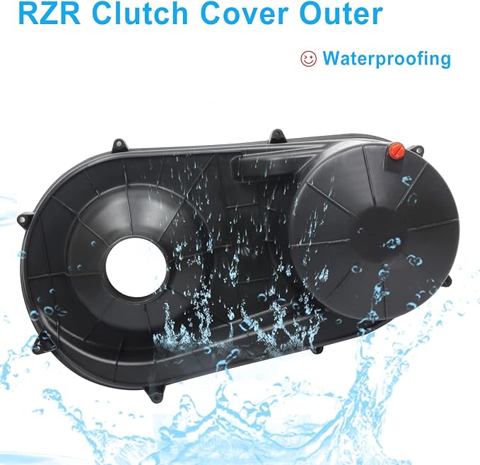 Outer Clutch Cover Compatible with Polaris RZR, CVT Variator Clutch Plate Cover Transmission Belt Box Housing Compatible with 2015-2023 Polaris RZR XP 1000/General 1000/900 S,Replace #2635611