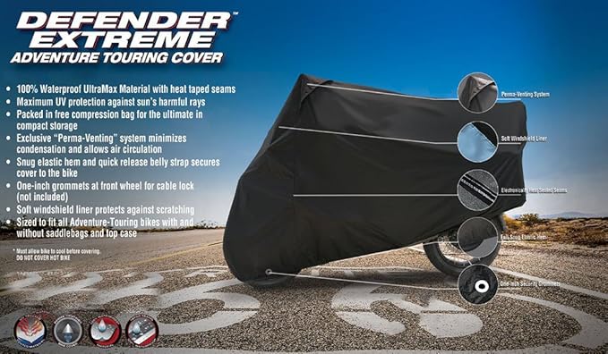 Nelson Rigg Defender Extreme Adventure Cover Fits KTM Adventure, Suzuki V-Strom, BMW 1200 GS, Honda Africa Twin