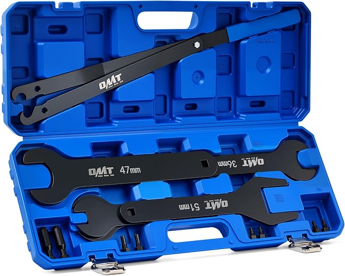 Orion Motor Tech 8pc Adjustable Pin Spanner Wrench Tool Set & 15pc Fan Clutch Wrench Set, Bundle
