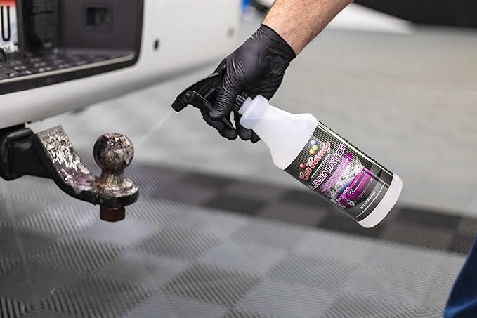 CarCandy Eliminator - Iron and Decon Remover; pH-neutral formula; Safe on All Exterior Surfaces and Wheel Types - 32 oz