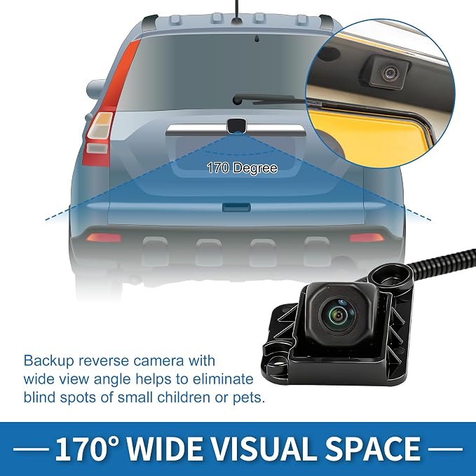 Rear View Camera for Toyota Tacoma 2.7L 3.5L 2016 2017 Park Assist Backup Reverse Camera Replace 86790-04030/590088/PAC131