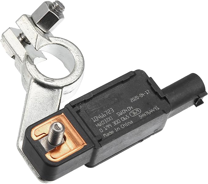 No.68318616AC / Battery Current Sensor for Chrysler Pacifica 2019-2022 for Jeep Compass 2018-2022 / Front Battery Voltage Temperature Sensor/Durable Metal / 1Pcs Black