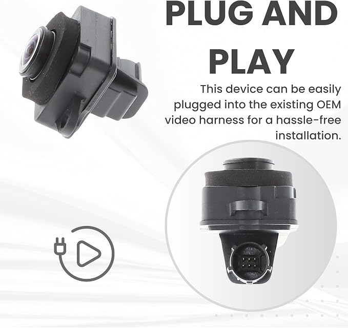 Backup Camera Replaces for 2017-2024 Alfa Romeo Giulia | 2017-2022 Giulia Quadrifoglio OE Part # 68505325AA 00505383650 68300393AA 00505620950