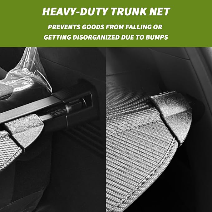 Retractable Cargo Cover for Tucson 2026 2025 2024 2023 2022 - Carbon Fiber Texture Trunk Cover, Car Accessories, Anti-Peeping Luggage Privacy Shield for Tucson Trunk Cover