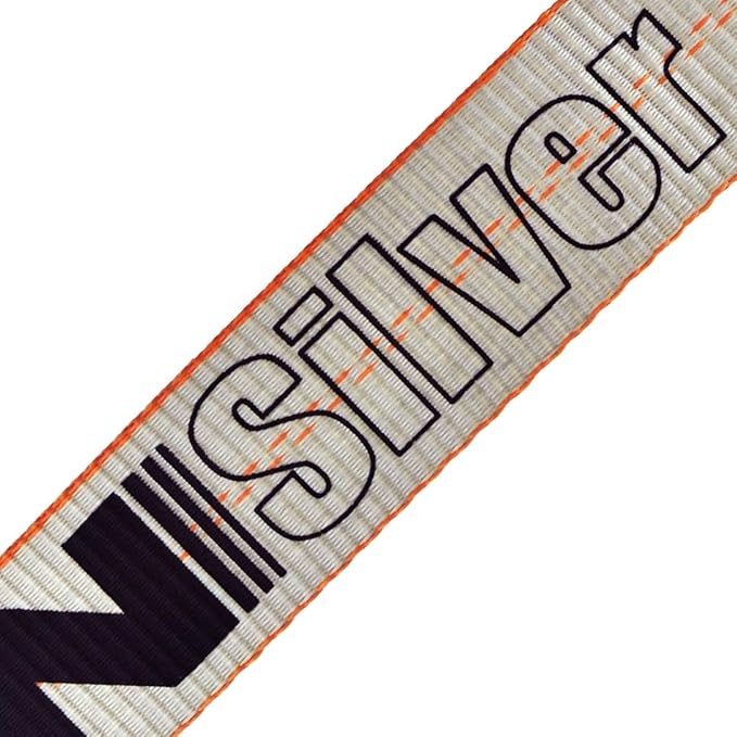 VULCAN Ratchet Strap with Wire Hooks - 2 Inch x 15 Foot - 4 Pack - Silver Series - 3,300 Pound Safe Working Load
