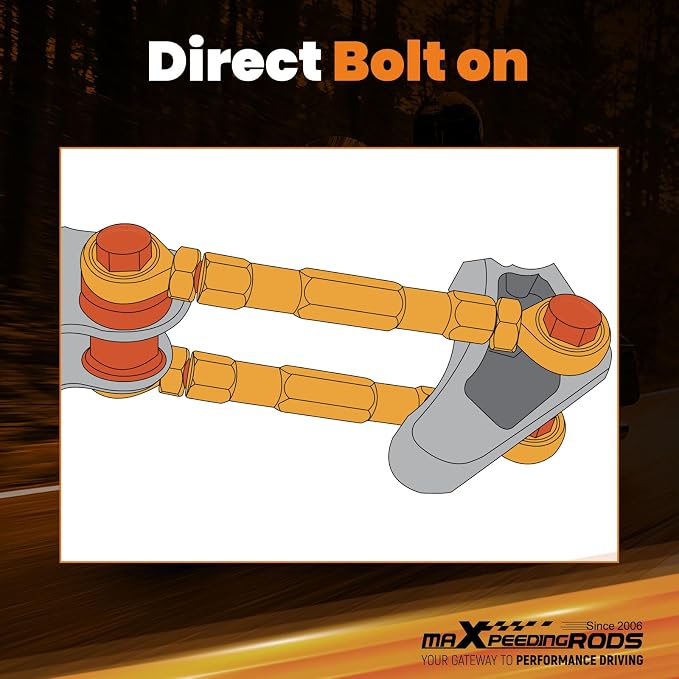 maXpeedingrods 0-4” Adjustable Lowering Links for Suzuki GSXR 600/750 2006-2010, for Suzuki GSXR 1000 2007-2008